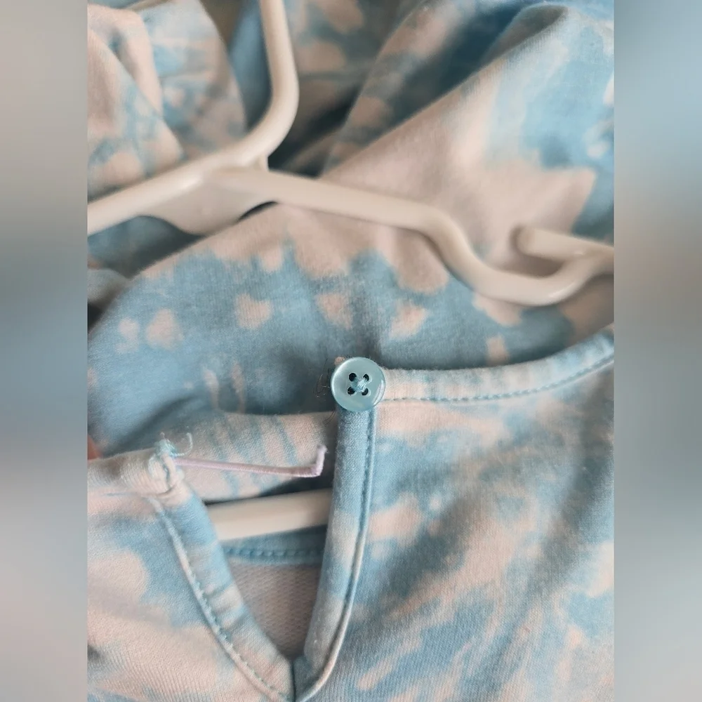 32 Cool Kids Tie-Dye Dress Set - Blue and Purple size 7/8